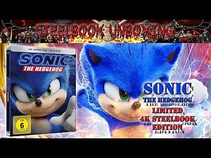 Unboxing - Sonic - The Hedgehog - 4K Steelbook