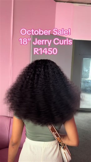 18-Inch Jerry Curls Wig: October Sale at Hair by Nonhlebiso