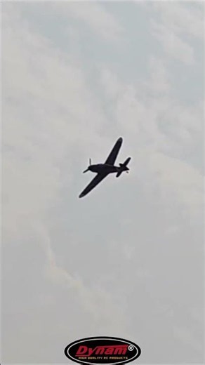 Epic Flight of the Dynam Messerschmitt BF-109 ✈️⚡ Legendary RC WWII Fighter #dynam #warbird #rcplane