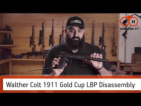Walther Colt 1911 Gold Cup Dissasembly