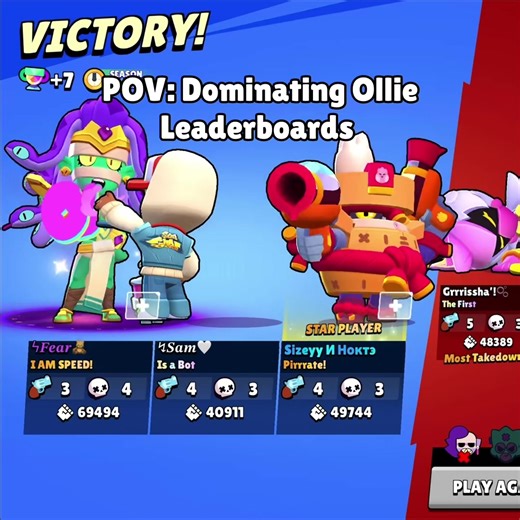 The Best Ollie In The World. #brawlstarstiktok #fyp #viral #brawlstars #gameplay
