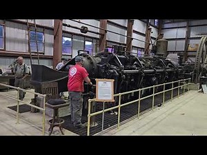 600 HP Snow Pipeline Compressor Engine Start and Run
