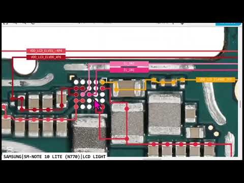 Samsung Note 10 Lite/SM-N770 Display Light iC Problem Solution.SM-Note 10 Lite LCD Light iC Ways📲✅