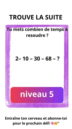 Vous pensez être fort ? prouvez le
