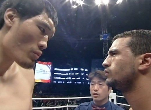 Watch Badr battle a giant... | GLORY Kickboxing