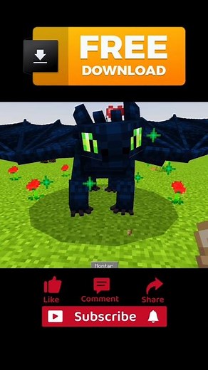 🐲ISLE OF BERK ADDON for BEDROCK | MINECRAFT PE +1.21 #addons #shorts