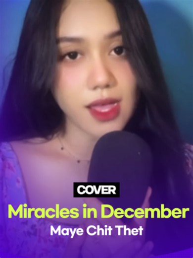 Miracles in December cover (EXO) — Maye Chit Thet | MY KPOP STAR live