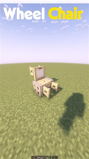 Minecraft Wheelchair #minecraft #shorts ￼