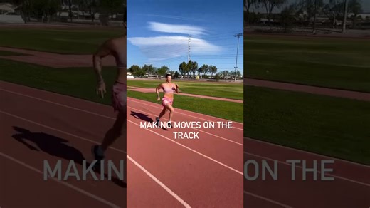 Mikaela Mayer doing sprints in preparation for Sandy Ryan fight