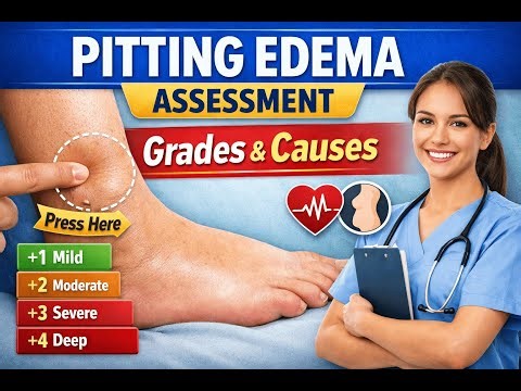 Pitting Edema Assessment | Grading, Causes & Nursing Examination Explained