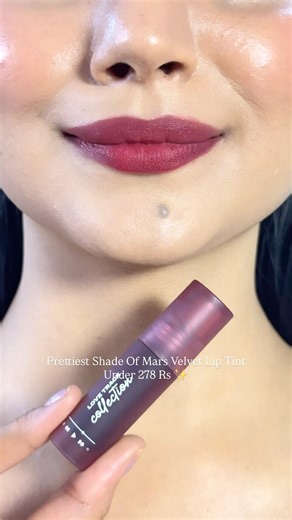 Mars Love Track Velvet Lip Tint 💕 Under 278 Rs ✨ #liptint #makeup #shorts