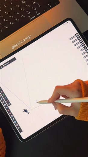 Interior sketch | Visualization on Instagram: "Fast 3D modelling on iPad"