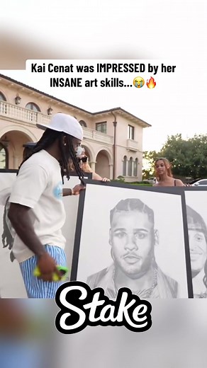 Kai Cenat Reacts to Amazing Art Skills