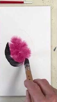 Using a quill brush