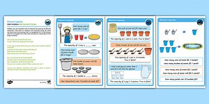 Year 1 Diving into Mastery: Step 6 Measure Capacity Activity Cards