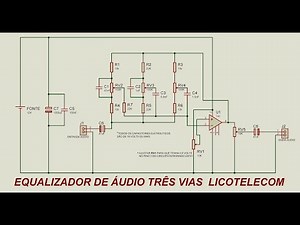 COMO FAZER UM EQUALIZADOR DE AUDIO 3 VIAS - COMO SE FAZ UM EQUALIZADOR - COMO FUNCIONA 0 EQUALIZADOR