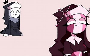 【FNF/俩修女/搬运】Sarvente Look