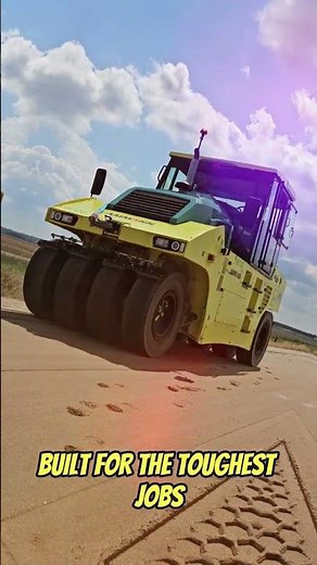 Meet the Ammann ART 240 – the ultimate pneumatic roller for perfect compaction! 🚧