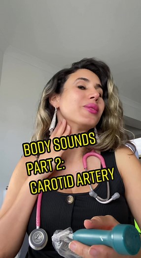 Listen to Carotid Artery Sounds | Body Parts ASMR