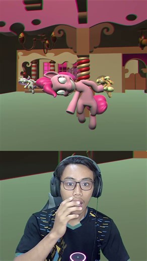 HERE'S THE REASON YOU SHOULD NOT GO TO PINKI PIE'S PARTY..!!! #danacib #horrorgame #shorts