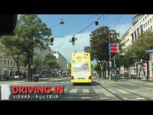 Driving in Vienna, Austria I Autofahrt durch Wien, Österreich