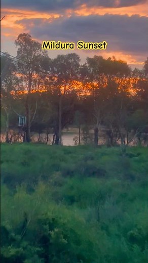 Mildura Sunset. #murrayriver #mildura #travelaustralia #vanlifeaustralia