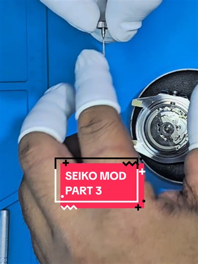 seiko mod submariner part 3 #toturial #watch #seikomod #submariner #highlight