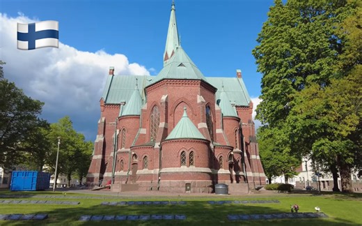 【超清】5月漫步游芬兰南部海港城市科特卡(Kotka)｜从码头到露天集市 拍摄日期：2023.5.27