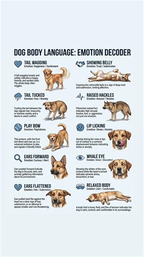 Dog Body Language Explained (Most Owners Miss These Signs) #didyouknow #dogtips #dogbehavior #tips