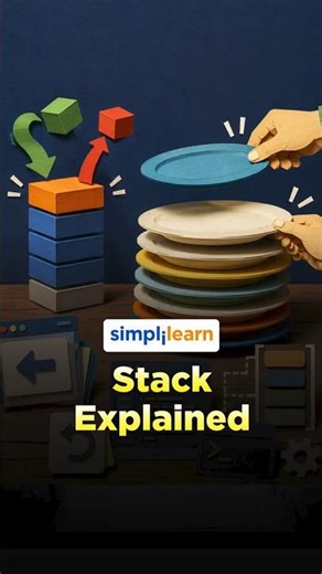 What Are Stacks? | Stacks Data Structure Explained | Stacks Tutorial | #Shorts | #Simplilearn
