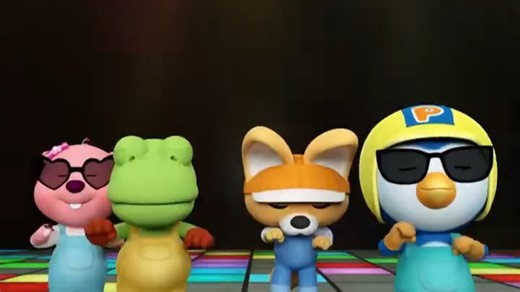 小企鹅Pororo携伙伴cha了勇志版本的Barabam舞蹈挑战