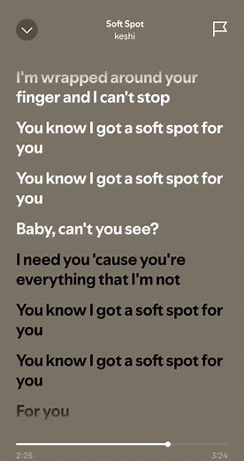 Soft Spot - Keshi Lyrics