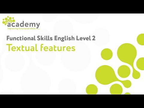 L2 Functional Skills Textual Features (Final)
