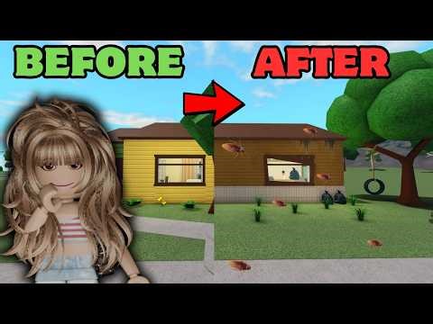 I Turned the Bloxburg Starter Home Into a ROACH INFESTED Trailer…