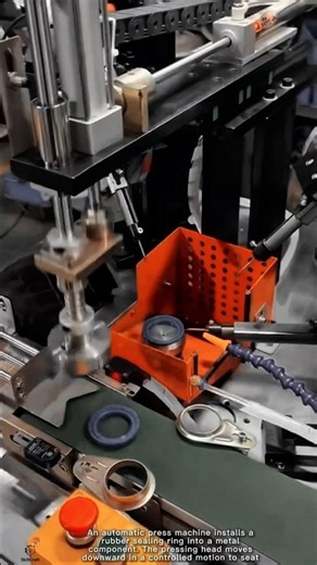 Rubber Seal Installation Work Tool with Automatic Press Machine #worktool