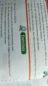 - A user account allows you to sign in- By default, your compu... | Filo