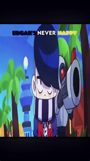 Edgar is a Draco Fanboy 👨‍🎤 #brawlstars #edgar #draco #dragonforce