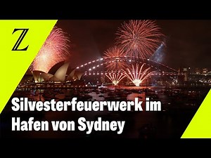 Australien: Silvesterfeuerwerk im Hafen von Sydney