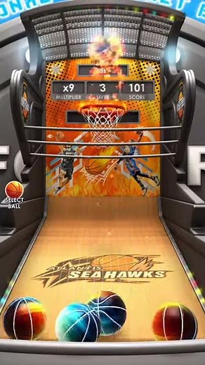 Basketball Flick 3D - iPhone, iPad & Android Gameplay Video #games #gaming #basketball