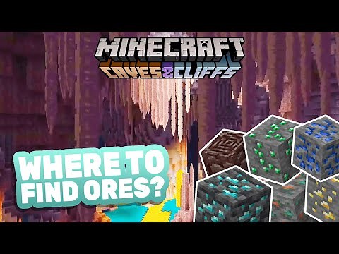 *IMPORTANT* Where To Find Every Ore In Minecraft 1.18 !