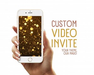 Personalized Video Invitation: Custom Digital Invite (digital Download) - Etsy