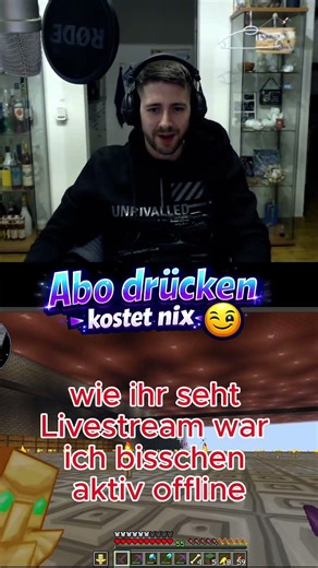 Ich war offline… aber komplett aktiv 😂⛏️ | Minecraft