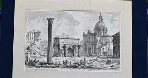 Appraisal: Giovanni Battista Piranesi Print, ca. 1800
