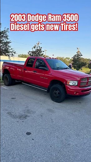 2003 Dodge Ram 3500 gets new Tires! Firestone Transforce HT3