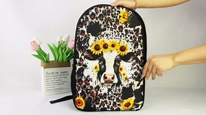 Cute Ghost Print Backpack for Girls 8-10 Casual Girl Kids Backpack Multi-functional Laptop Rucksack Adjustable Straps Portable Bookbag, Gifts for Students