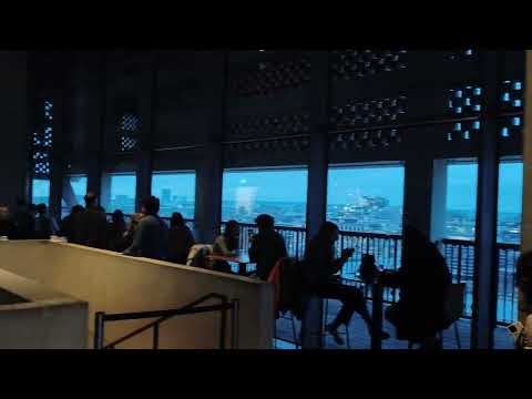 tate modern 10th floor view of the london city