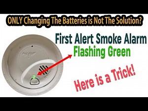 First Alert Smoke Alarm Flashing Green: How To Fix it?