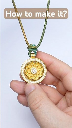 How to make it?#shorts #shortsfeed #diy #craft #diycrafts #handmade #howto #pendant #fashion #knot