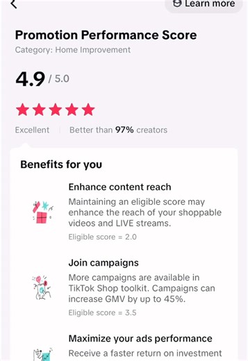 Here is how to improve your tiktok promotion performance score! No gimmicks. I have been experimenting for a while now after dropping down to 3.2!!! Feel free to ask me any questions. #promotionperformancescore #tiktok #tiktokaffiliate #tutorial #help #tiktokshop #tiktokpartner #tiktoker #heretohelp #CapCut