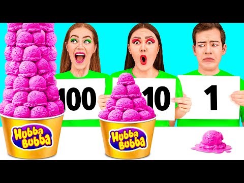 100 Layers of Food Challenge | Funny Cooking Battle by TeenChallenge